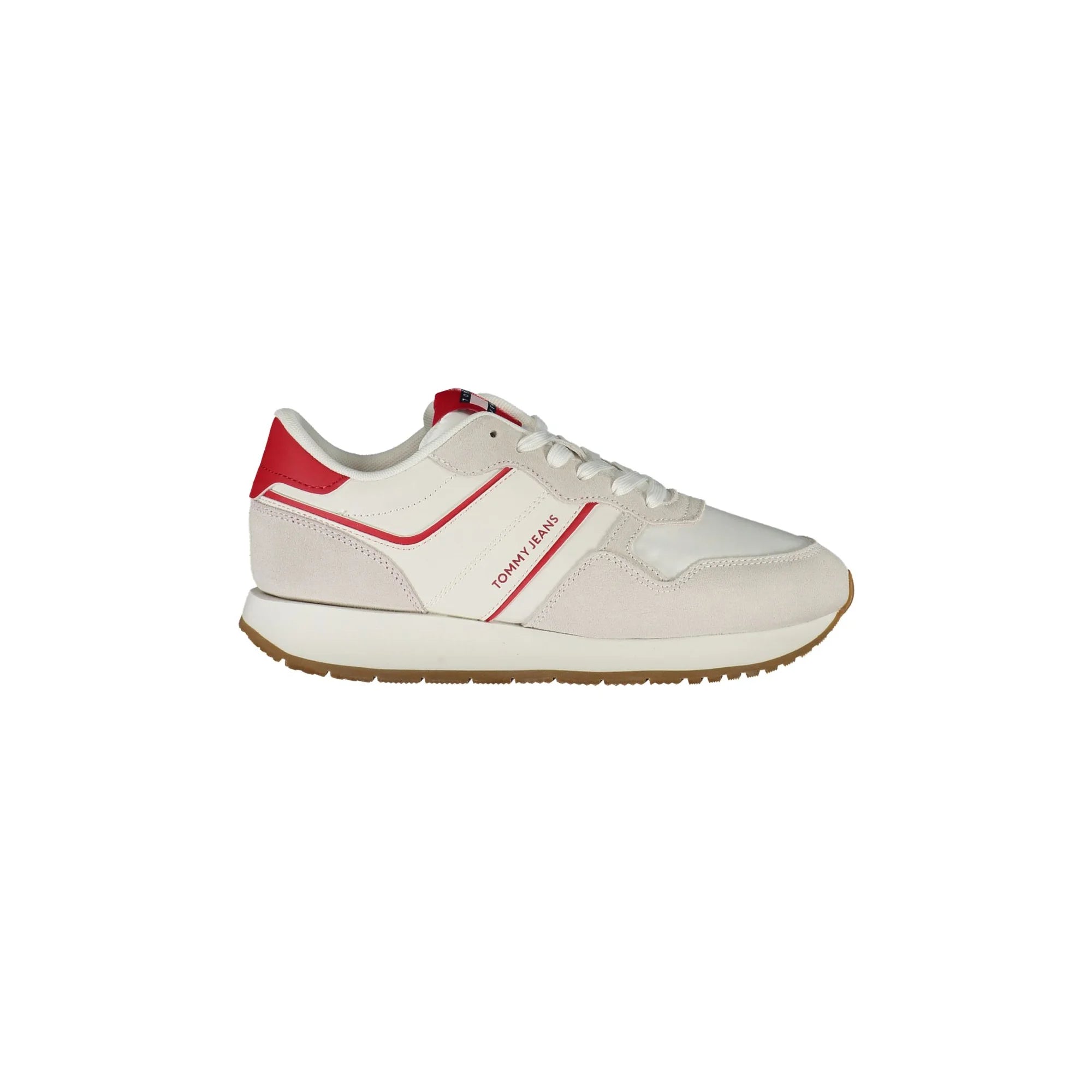 TOMMY HILFIGER Scarpe Sneakers Donna Rosse con Dettagli a Contrasto Rosso - foto prodotto